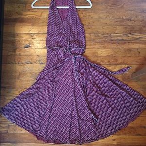 Printed Wrap Midi Dress by Max Studio